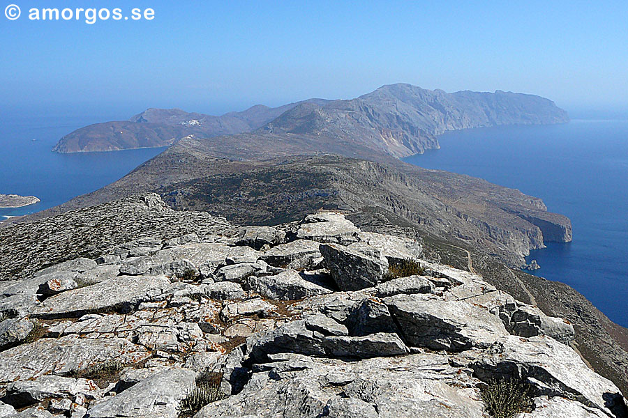 When you are on Amorgos, you have to hike up to the peak of Profitis Ilias.