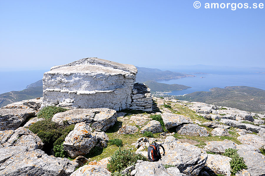 View of Katapola and south of Amorgos from Profitis Ilias.
