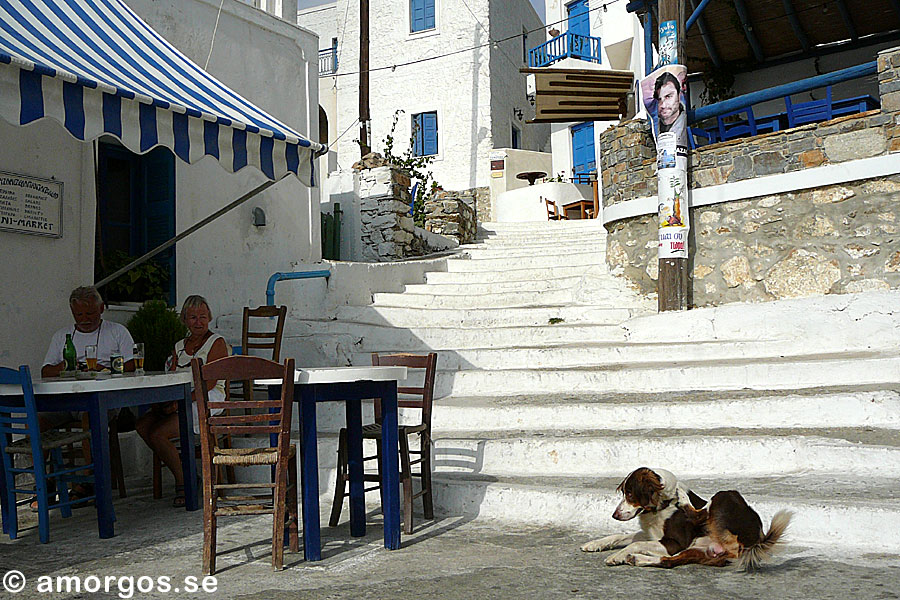 Tholaria ovanför Aegiali på Amorgos är en oerhört lantlig och genuin by.